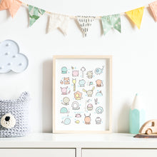 Load image into Gallery viewer, ABC Nursery Animals Print

