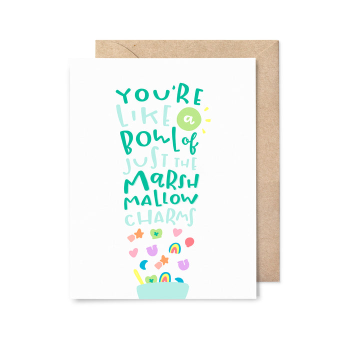 Marshmallow Charms Love Card