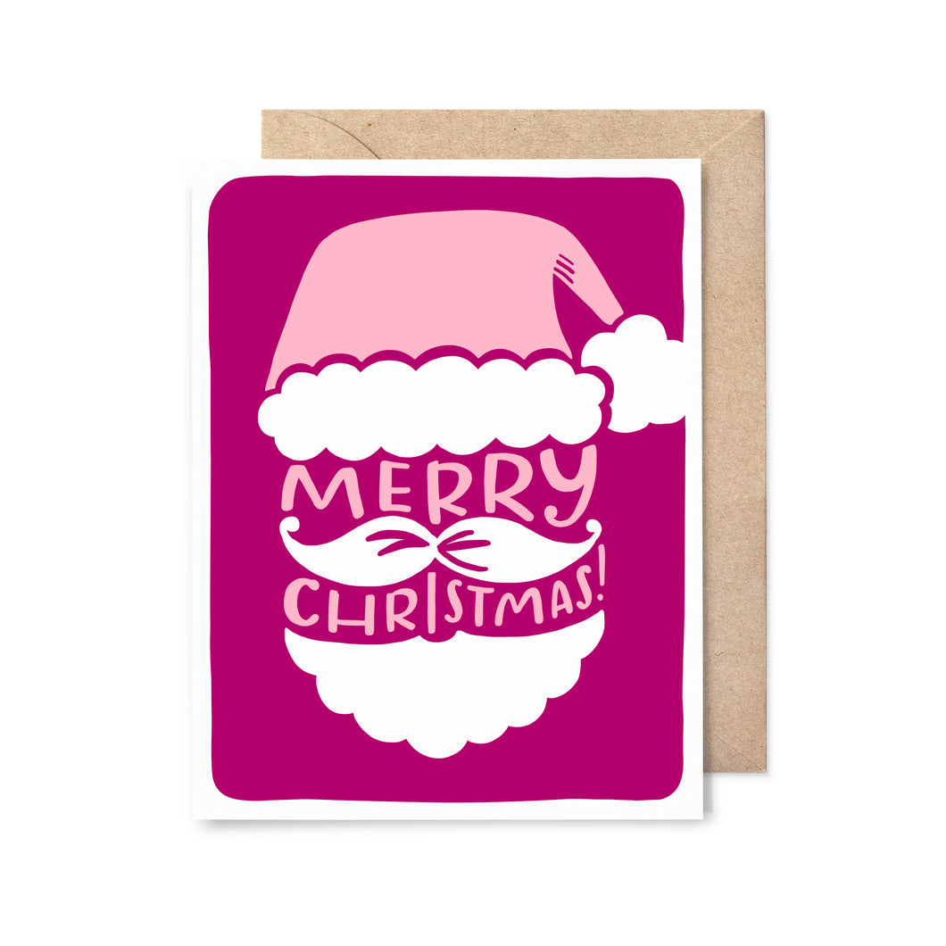 Santa Hat Merry Christmas Card
