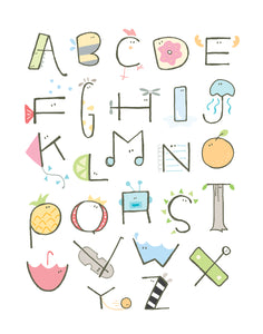 ABC Nursery Print