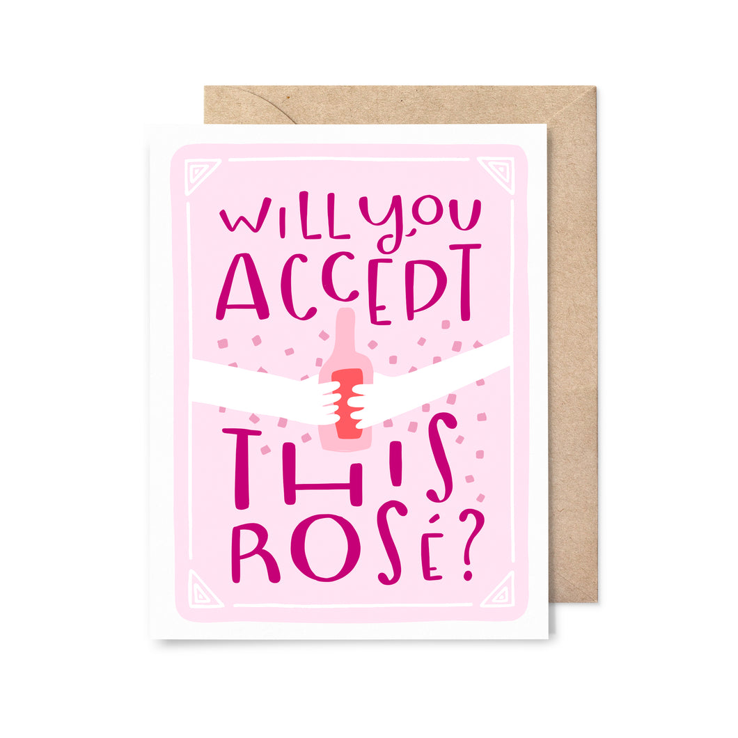 Accept This Rose Love Card