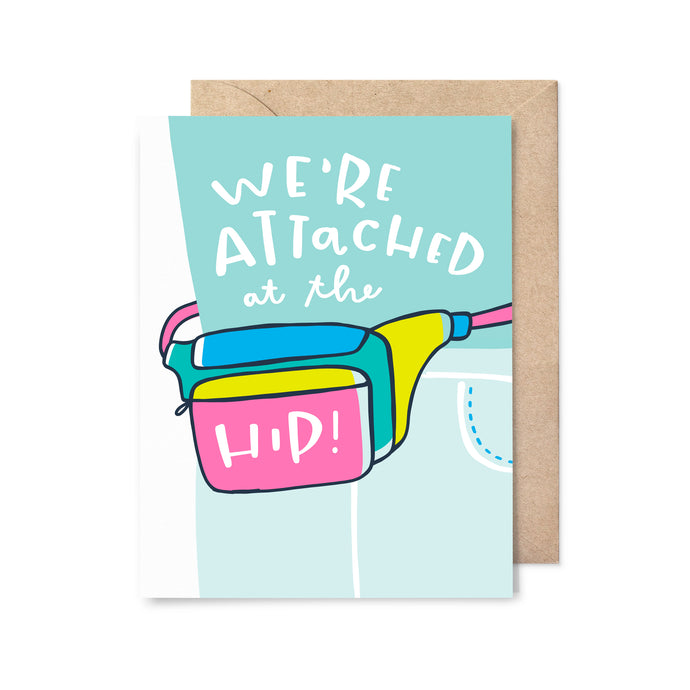 Attached at the Hip Friendship Card