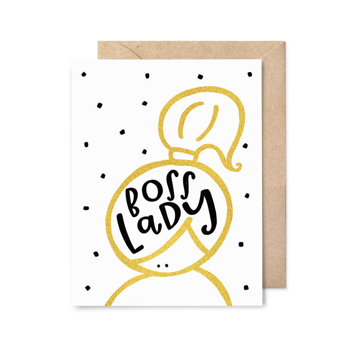 Boss Lady Gold Foil Card