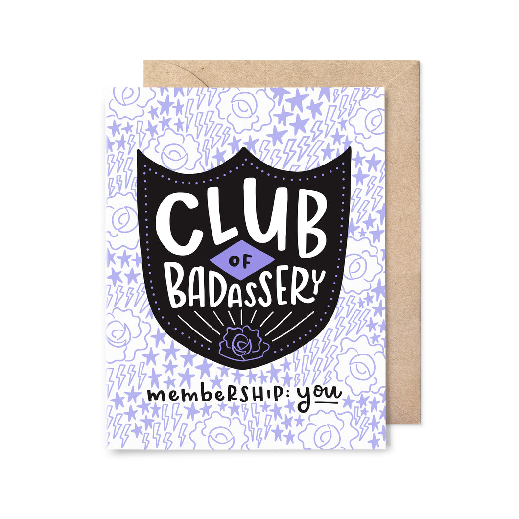 Club of Badassery Card
