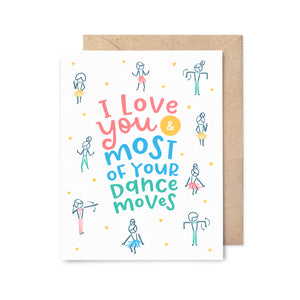 Dance Moves Love Card