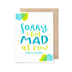 For No Reason Sorry Card