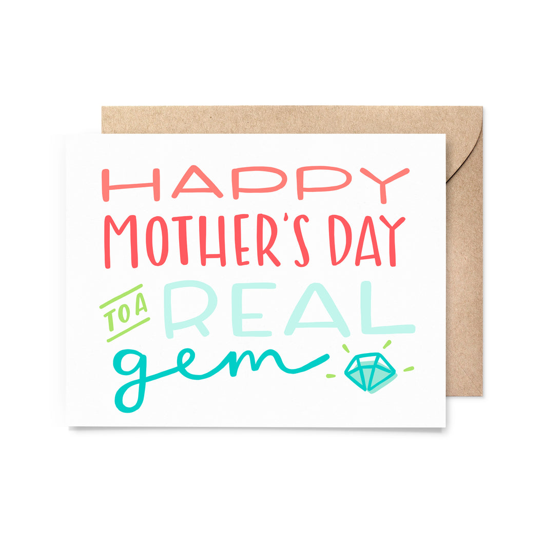 Mother's Day Real Gem Card
