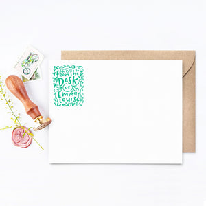 From the Desk of Personalized Stationery