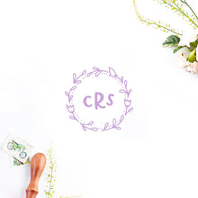 Load image into Gallery viewer, Floral Monogram Personalized Stationery