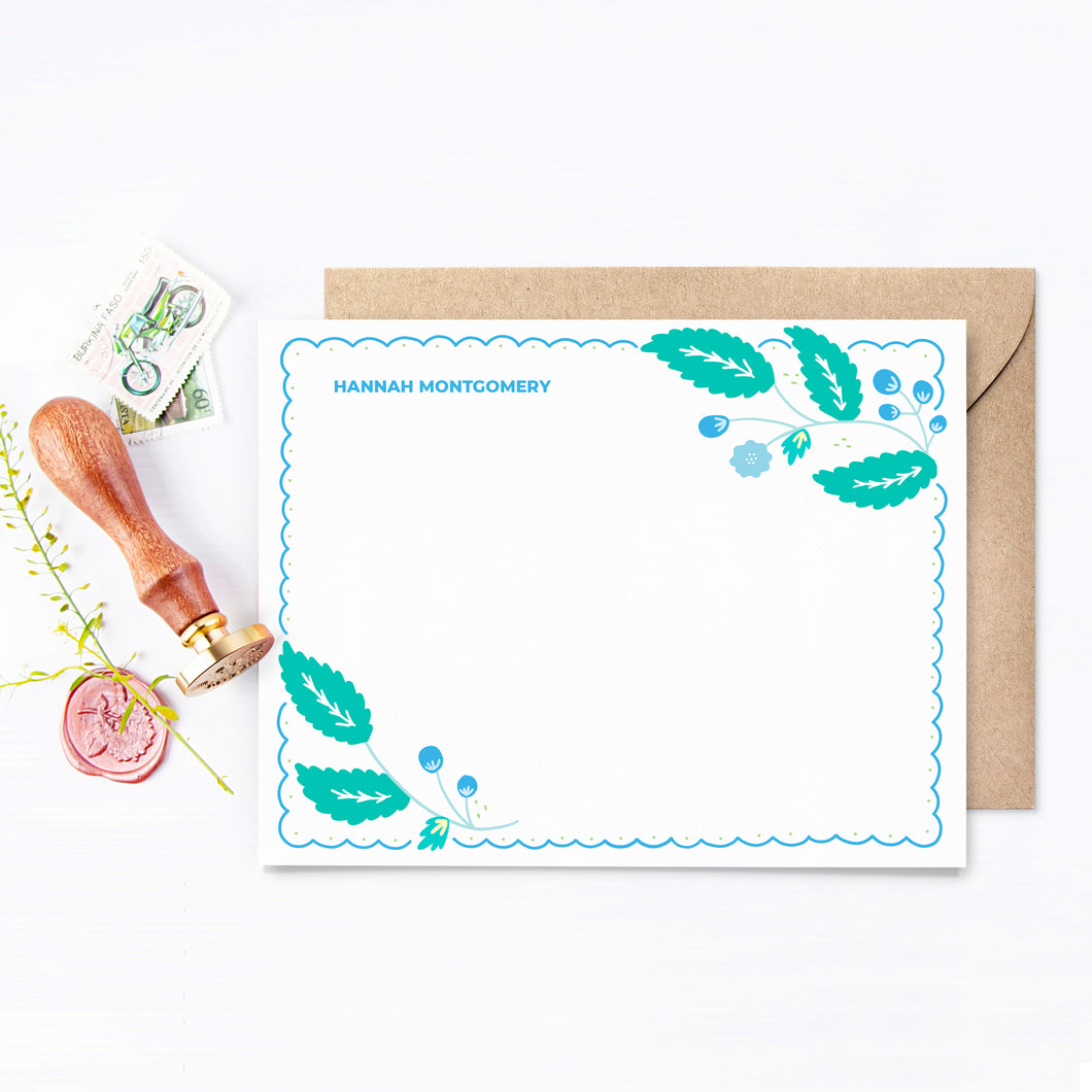 Bloom Personalized Stationery