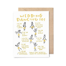 Load image into Gallery viewer, Wedding Dancing 101 Gold Foil Card